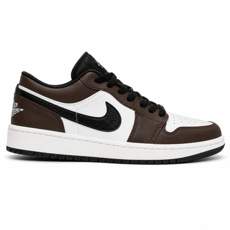 نایک جردن لو زنانه و مردانه سفید قهوه ای (موکا) (سایز ۳۷ تا 44) | nike jordan1